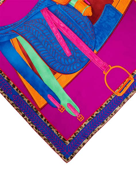 Hermès Selle D'Officier en Grande Tenue Silk Scarf